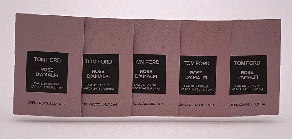 10 X Tom Ford Rose D'Amalfi Eau de Parfum EDP Sample Spray .05oz / 1.5ml
