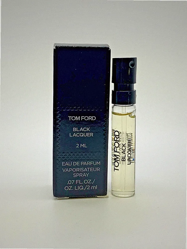 Tom Ford Black Lacquer Eau De Parfum Boxed Vial Spray Mini .07 oz Travel Perfume