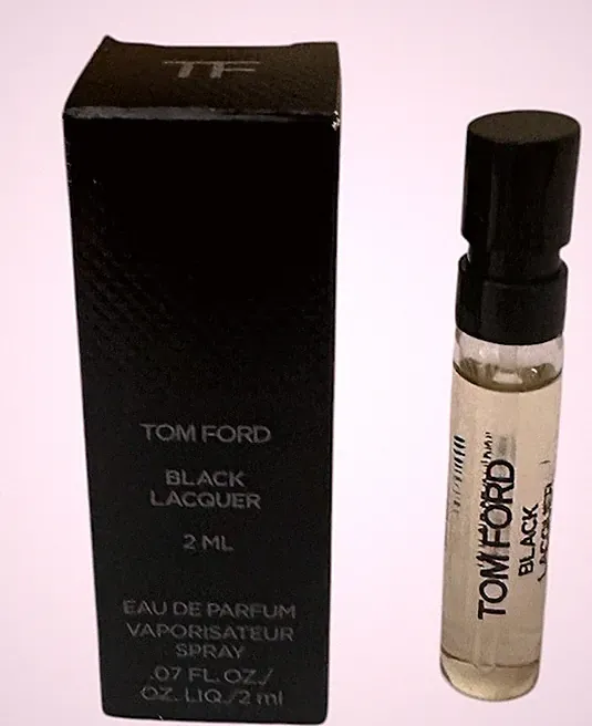 Tom Ford Black Lacquer Perfume Vial Spray .07oz Travel Size New in Box cologne