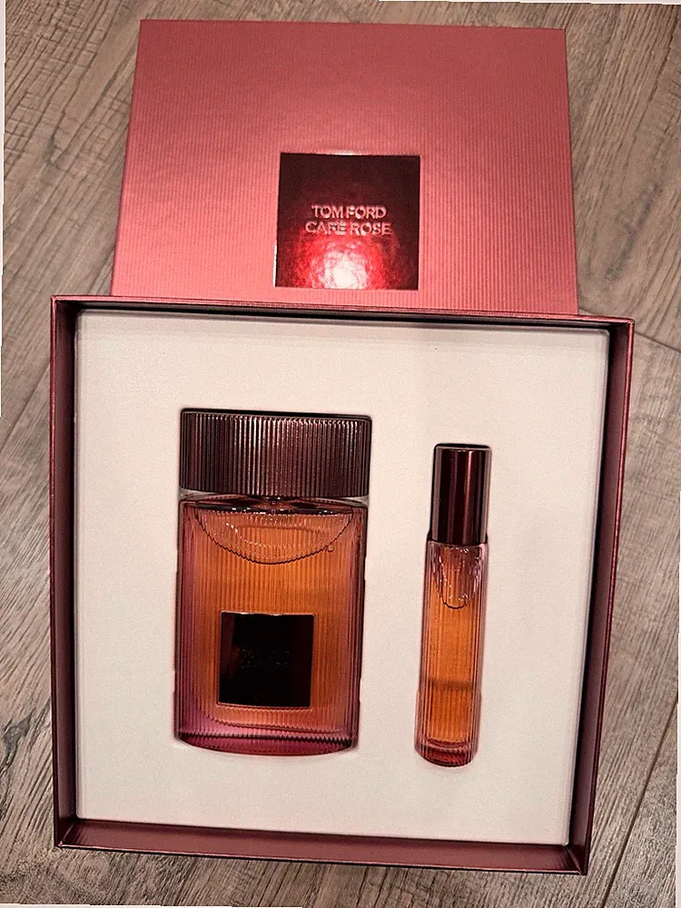 Tom Ford CAFE ROSE Eau De Parfum 2 Pieces Gift Set - 1.7 Oz. + 0.34 Oz.