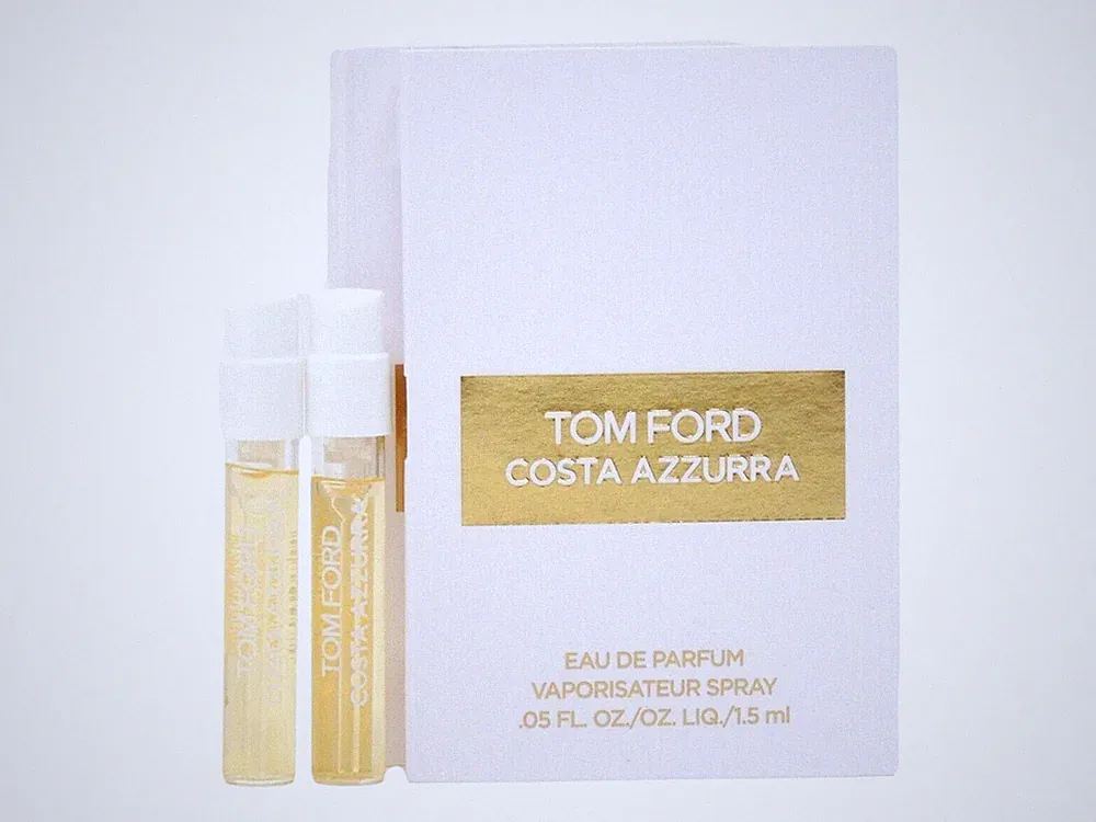 TOM FORD COSTA AZZURRA EDP 1.5ml .05fl oz x 2 COLOGNE PERFUME SPRAY SAMPLES