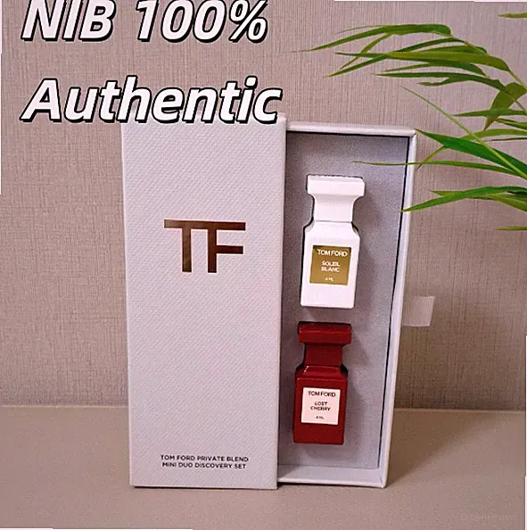 TOM FORD Mini Lost Cherry & Soleil Blanc Eau de Parfum Perfume Gift Set,2x4mL