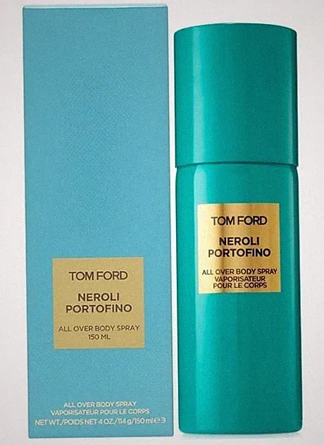 TOM FORD NEROLI PORTOFINO for Unisex ALL OVER BODY SPRAY 4 oz 150 ml NEW IN BOX