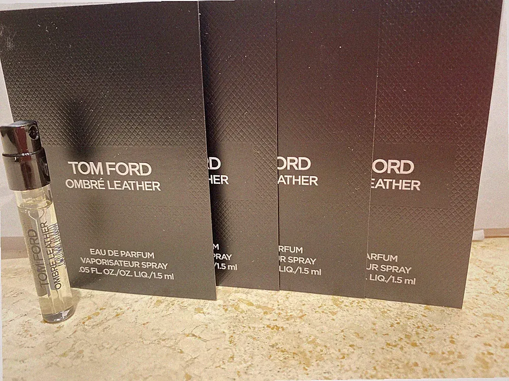 TOM FORD OMBRE LEATHER EDP PARFUM 1.5ml .05oz x 4 COLOGNE PERFUME SPRAY SAMPLES